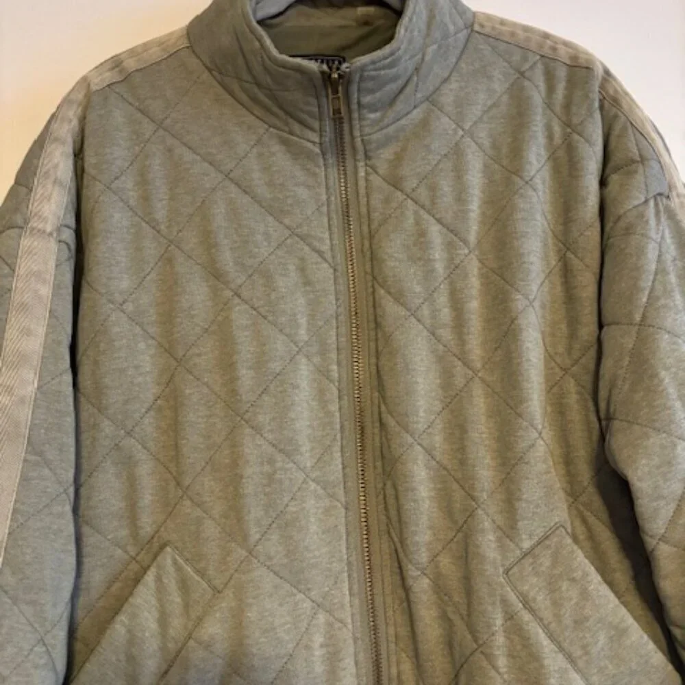 Bagatelle Collection Diamond Quilted Bomber Jacket size medium